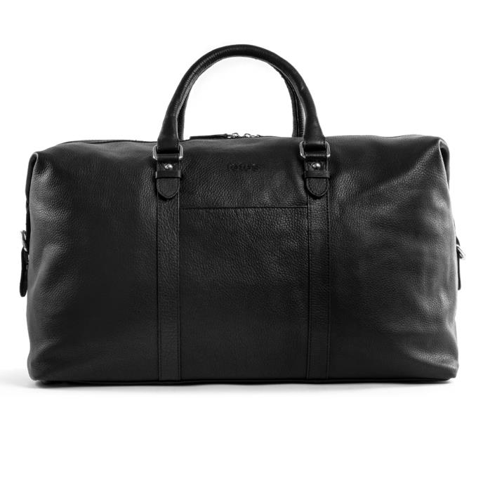 totes® Genuine Leather Weekender Bag Black Extra Image 1